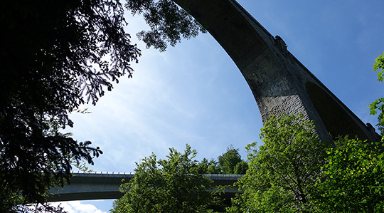 Die Vorlandbrücken erstrahlen in neuem Glanz.
